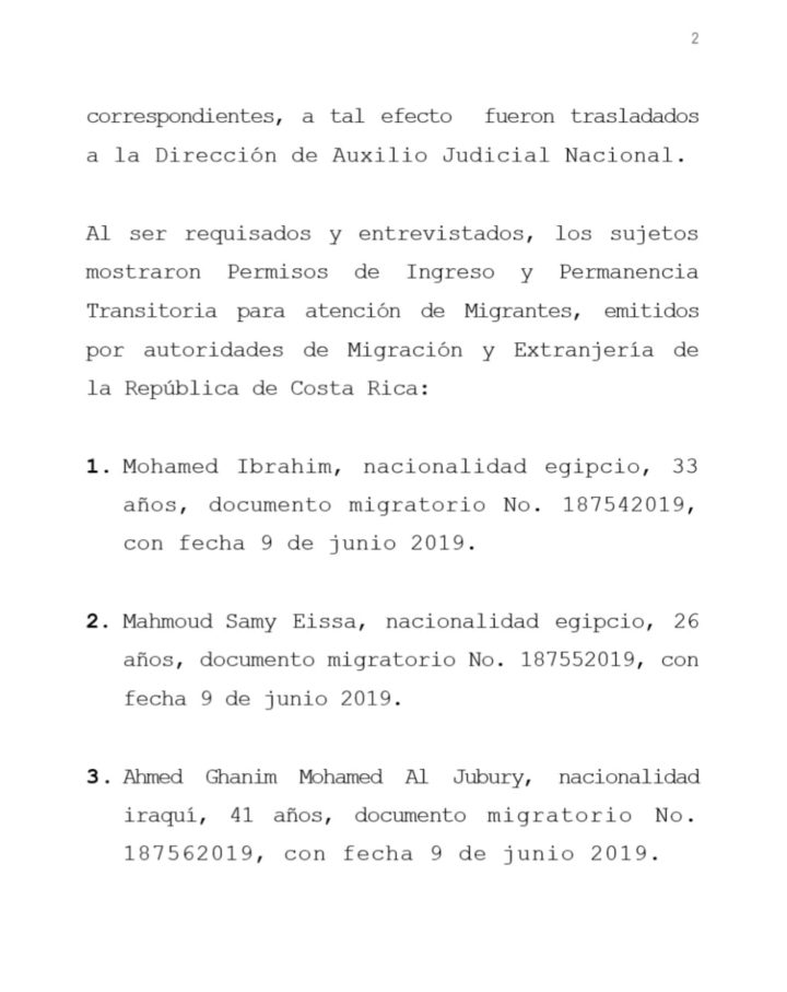 Ejército de Nicaragua captura a supuestos miembros de ISIS