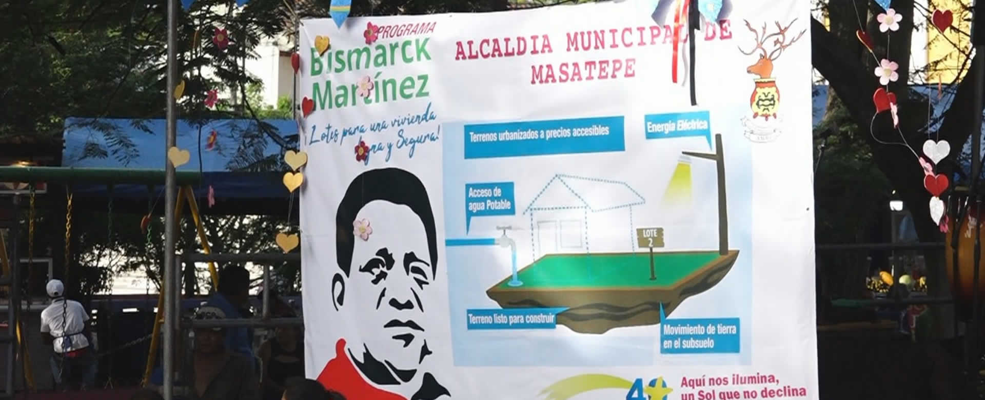 Programa Bismarck Martínez llega a las familias de Masatepe