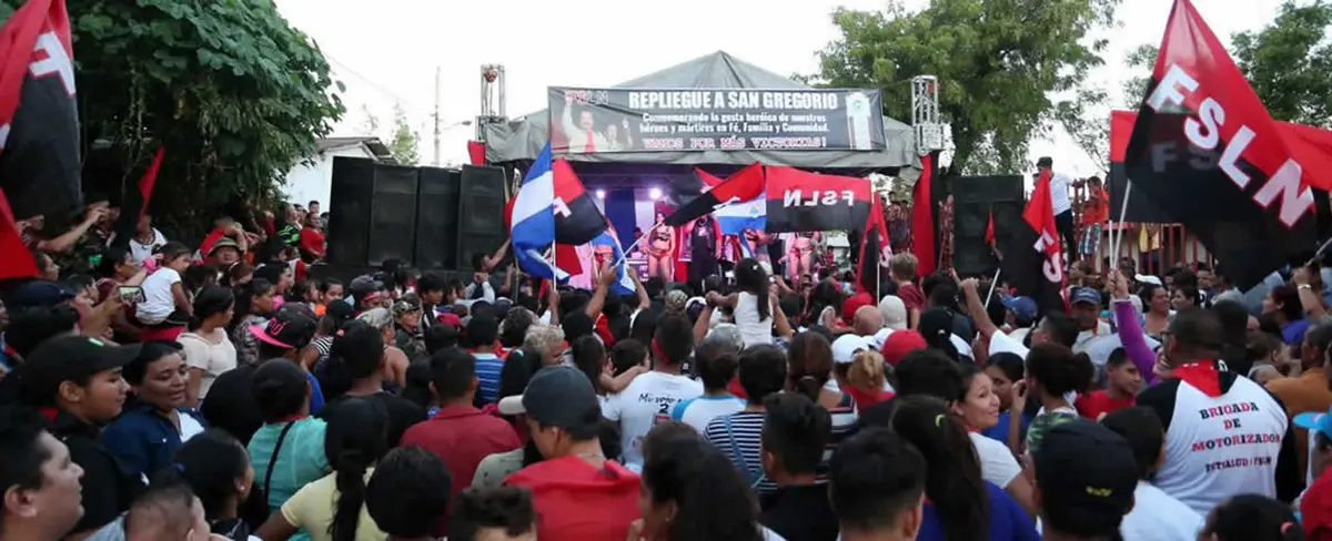 Diriamba celebra 40 años del repliegue a San Gregorio