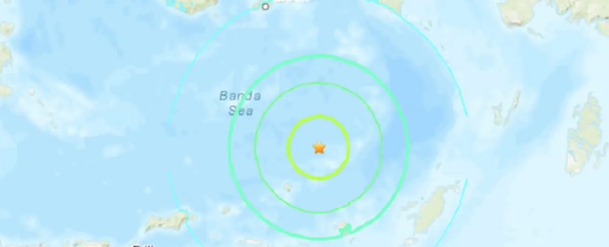 Registran terremoto de magnitud 7, 3 en las costas de Indonesia