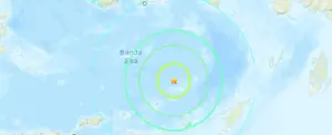 Registran terremoto de magnitud 7, 3 en las costas de Indonesia
