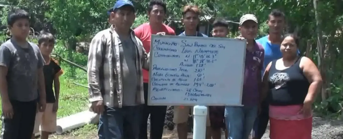 Inicia perforación de pozos para llevar agua potable a familias en San Rafael del Sur