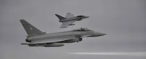 Colisionan dos cazas Eurofighter de las fuerzas armadas de Alemania