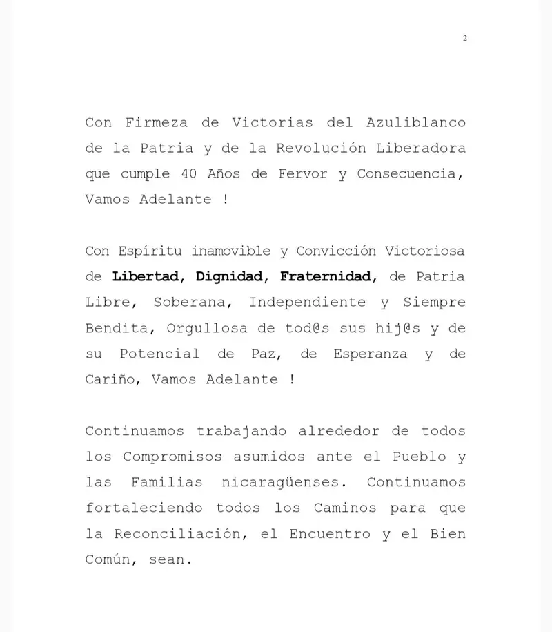 GRUN sigue trabajando en el fortaleciendo de la Democracia según la Constitución de Nicaragua