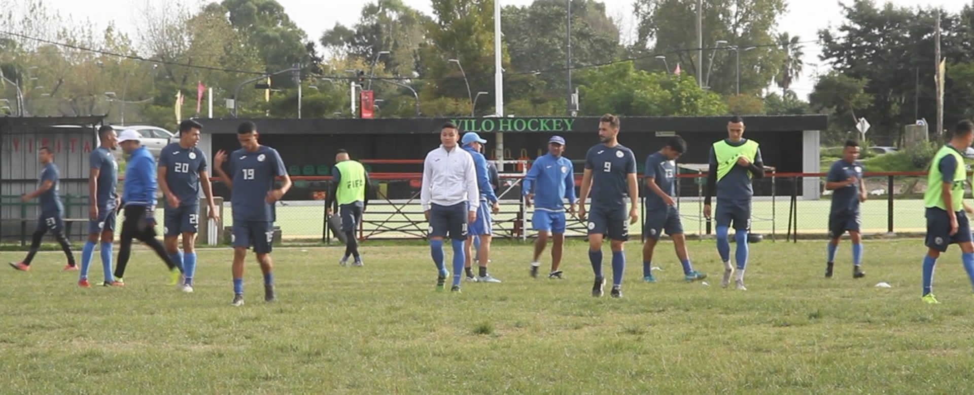 La Selección Nicaragüense de Fútbol realiza su primer entrenamiento en suelo argentino