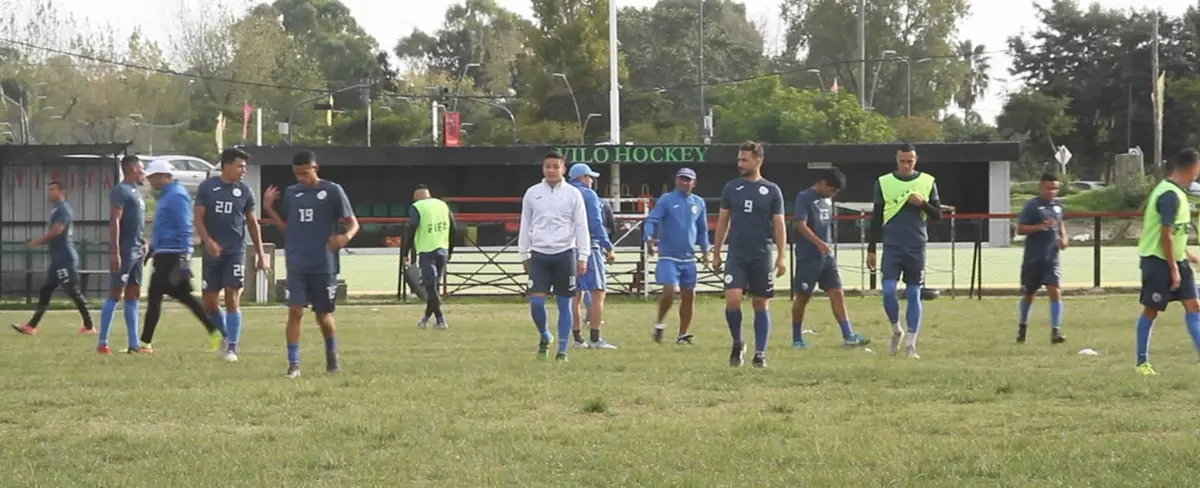 La Selección Nicaragüense de Fútbol realiza su primer entrenamiento en suelo argentino