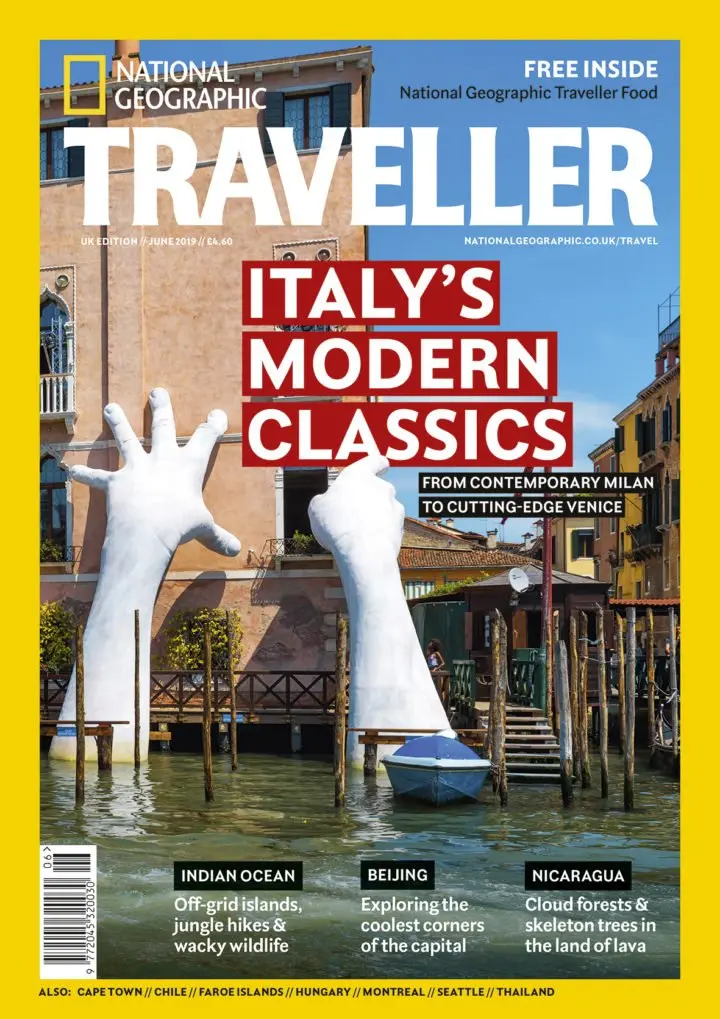 National Geographic destaca volcanes de Nicaragua en la portada de su revista Traveller