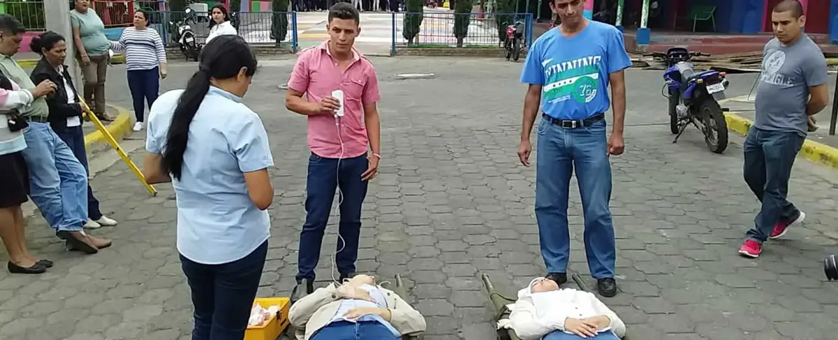 Estudiantes universitarios de Jinotega protagonizan el ejercicio multiamenazas