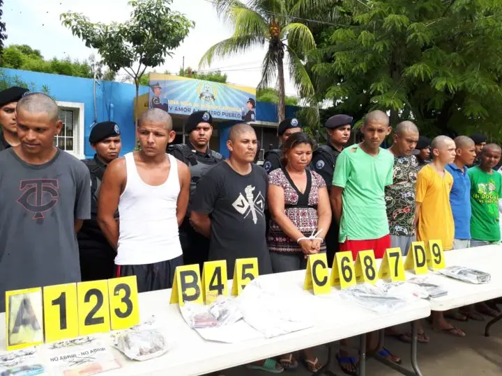 Chinandega: Capturan a 25 delincuentes de alta peligrosidad