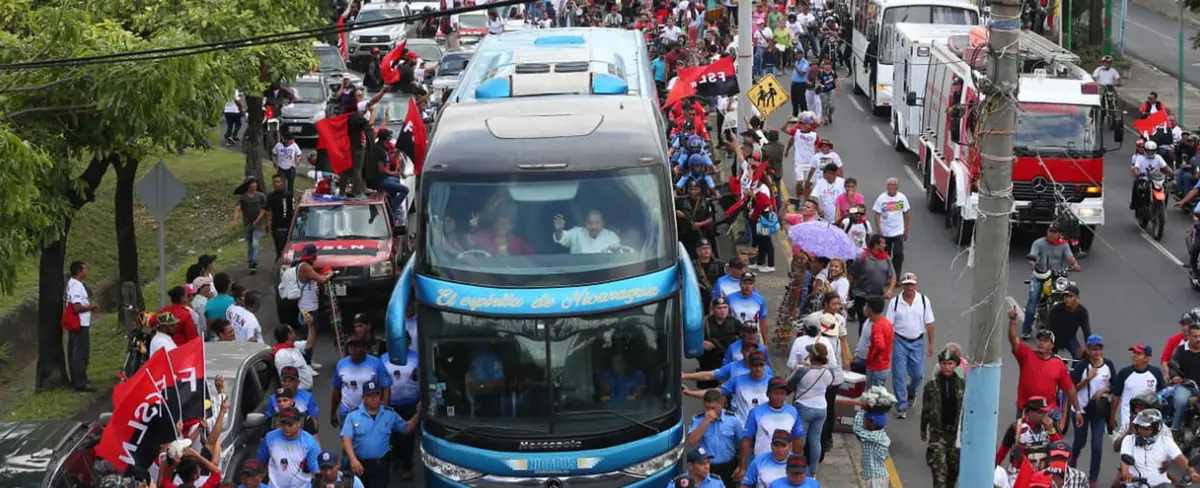Comandante Daniel Ortega encabeza la edición 40 de Repliegue a Masaya