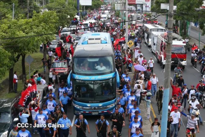 Comandante Daniel encabeza la edición 40 de Repliegue a Masaya