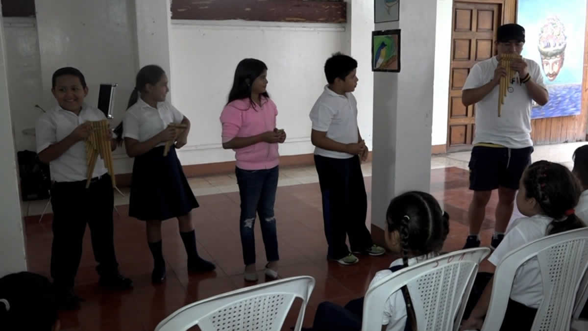 Encuentro de Orquesta Rubén Darío con la Orquesta Bolivariana en Estelí