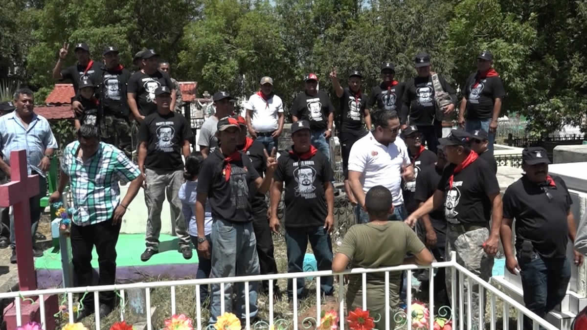 Estelianos le rinden honores al Comandante Francisco Rivera “El Zorro”
