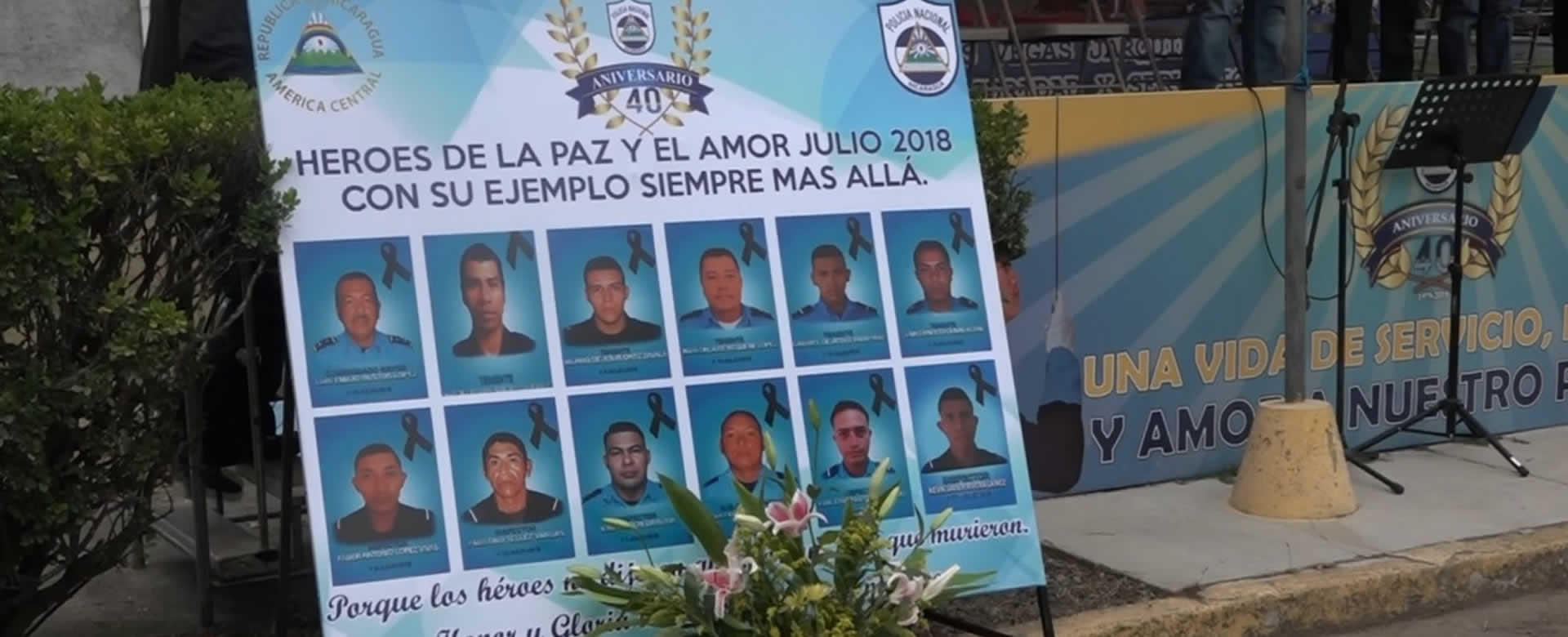 Estelí recuerda a oficiales caídos durante el fallido golpe de Estado
