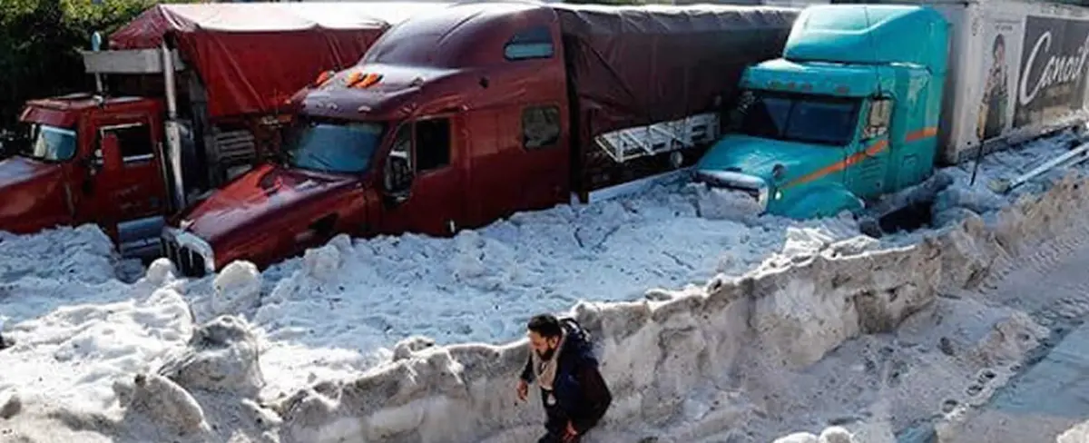 Habitantes de Guadalajara fueron sorprendidos por tormenta de granizo
