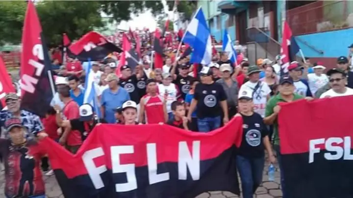 Militancia Sandinista Juigalpa repliegue
