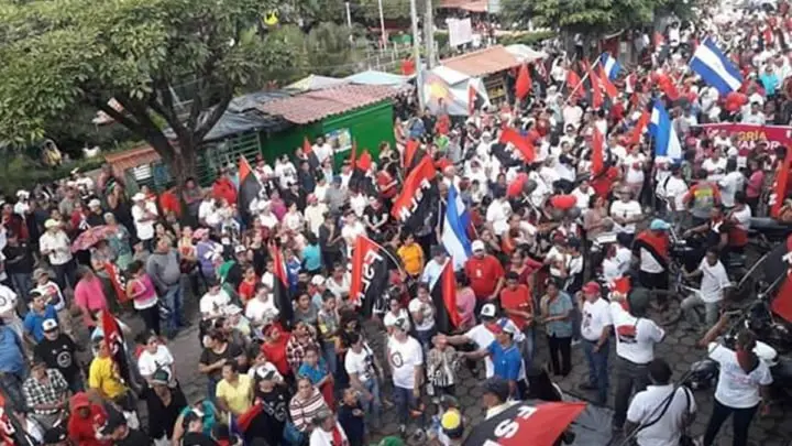 Militancia Sandinista Juigalpa repliegue