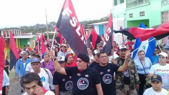 Militancia Sandinista Juigalpa repliegue