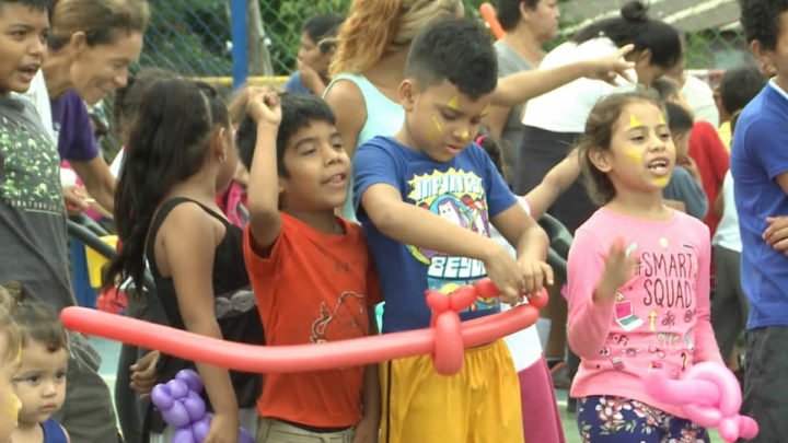 Niños del Distrito II de Managua honran la memoria de Julio Buitrago