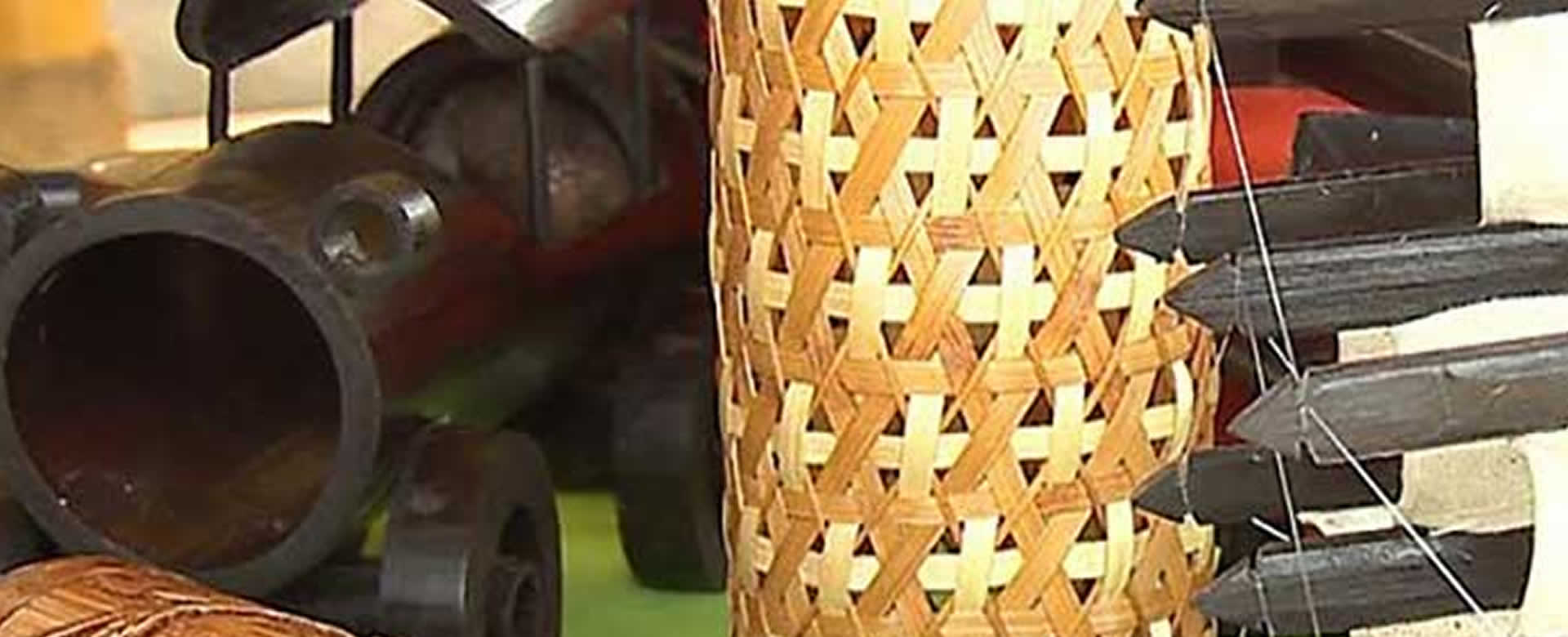 Parque Nacional de Ferias realiza exposición de productos de bambú