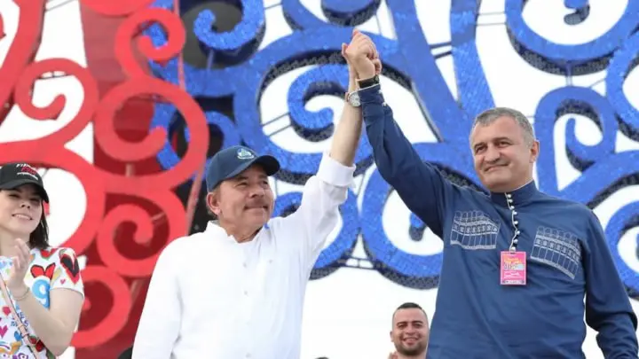 Presidente Osetia sur acto 