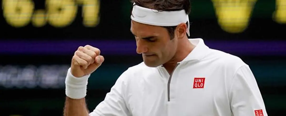 Roger Federer suma 100 triunfos individuales en un torneo del Grand Slam