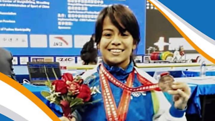 La levantadora de pesas María Navarro, terminó novena en Lima 2019