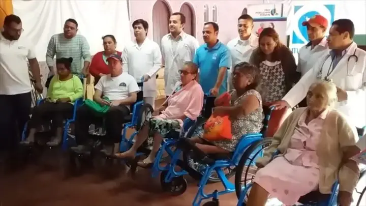 Ministerio de Salud entrega sillas de ruedas en Jinotega