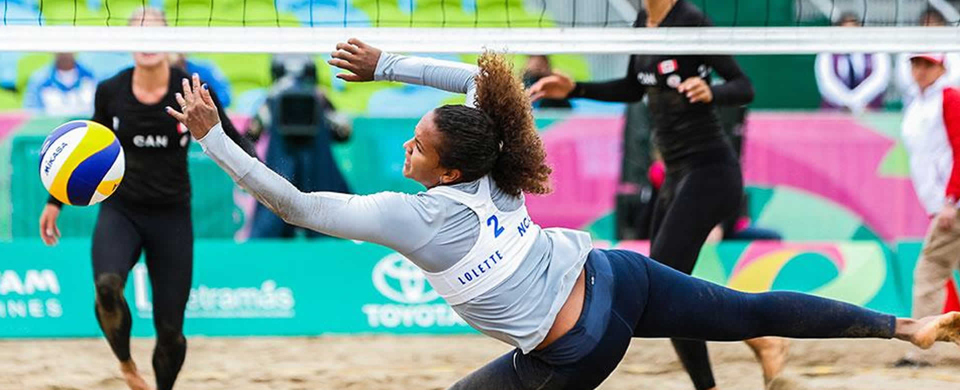 Nicaragua debutó en Lima 2019 con los equipos de Voleibol de Playa