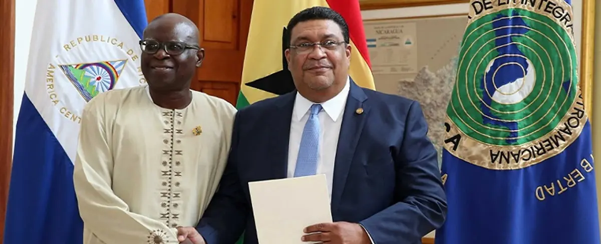 Nicaragua acredita a Embajadores de las República de Ghana y Nigeria