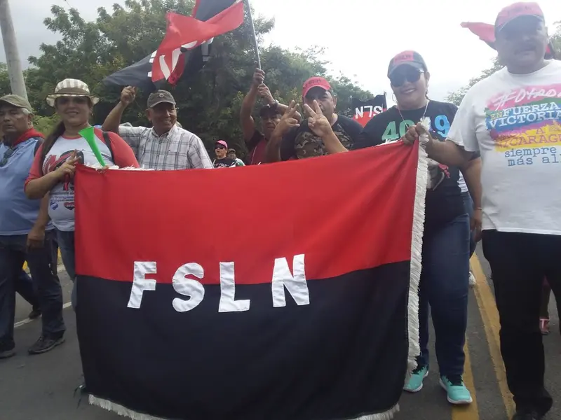 Familias somoteñas participan del Repliegue hacia Santa Rosa