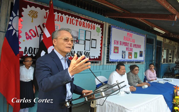 Taiwán dona más de un millón de dólares para la Merienda Escolar