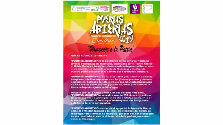 "Puertas Abiertas", el festival de pintura más grande de Nicaragua