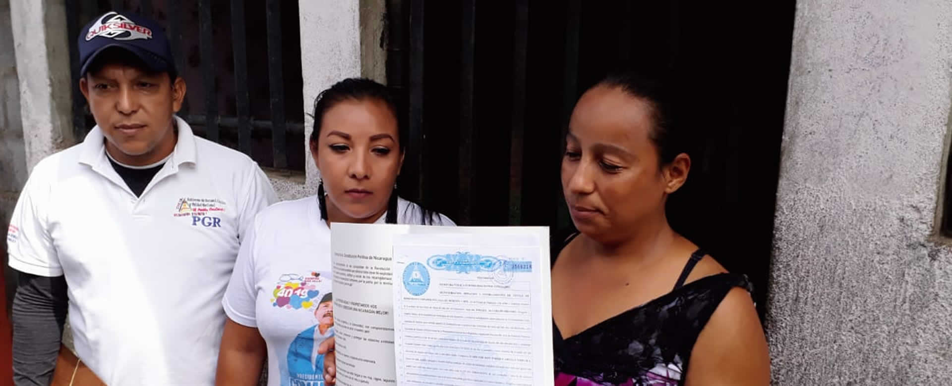 Entregan títulos de propiedad en el barrio Alexis Argüello, Managua