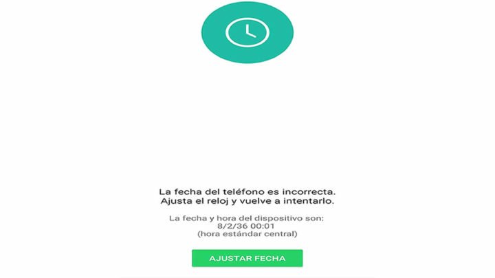 ¿A vos también WhatsApp te trasladó al año 2036?