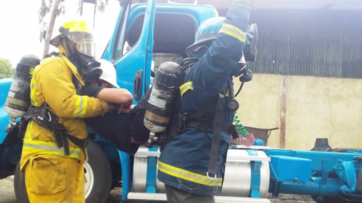 Bomberos Unificados ejercicio preparación
