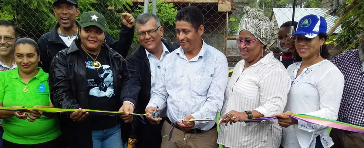 FISE inaugura proyecto de agua potable en Kukra Rivers, Bluefields