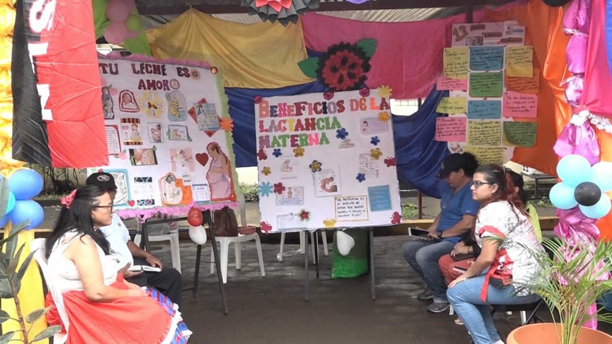 MINSA realiza jornada de Lactancia Materna en el Hospital Bertha Calderón