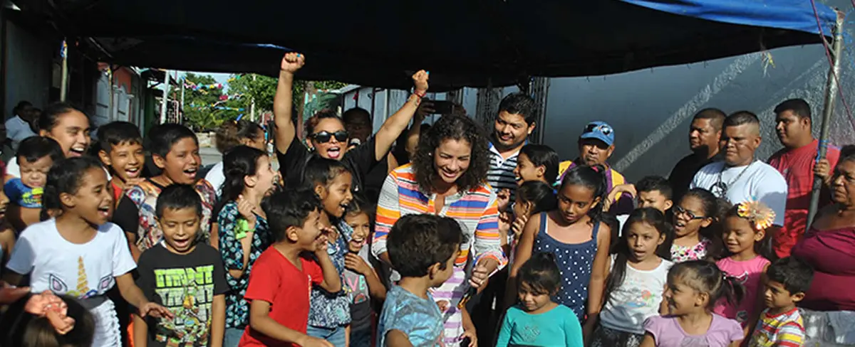 Mejoramiento vial en las calles del barrio Jorge Dimitrov de Managua