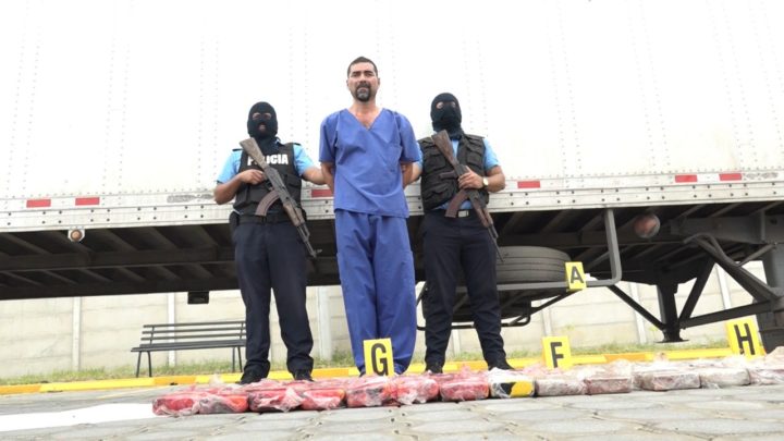 Policía cocaína Kilos Guasaule 