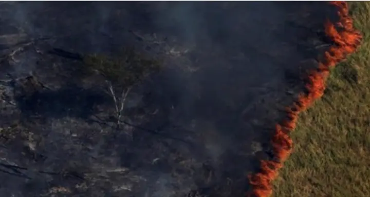 Fotos virales NO corresponde al actual incendio que consume la Amazonia