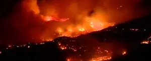 Más de mil personas evacuadas por incendio forestal en Gran Canaria