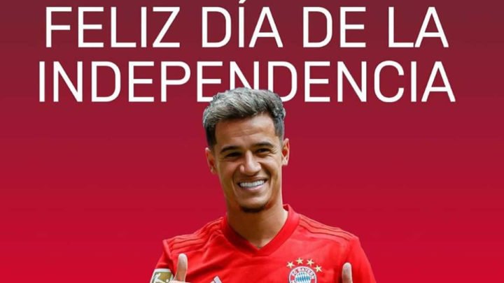 El equipo Bayern de Múnich envía saludos a Nicaragua por su Independencia