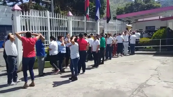 Familias de Jinotega participan en el III Ejercicio Multiamenazas 