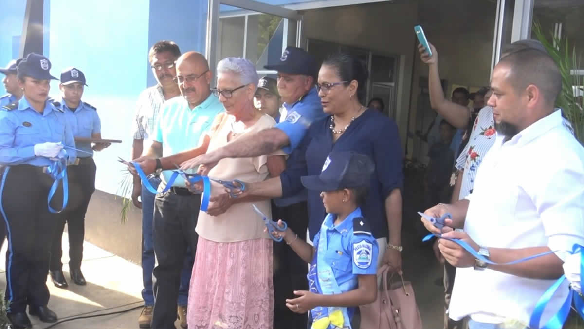 Inauguran estación policial "Juan José Suazo" en Chichigalpa