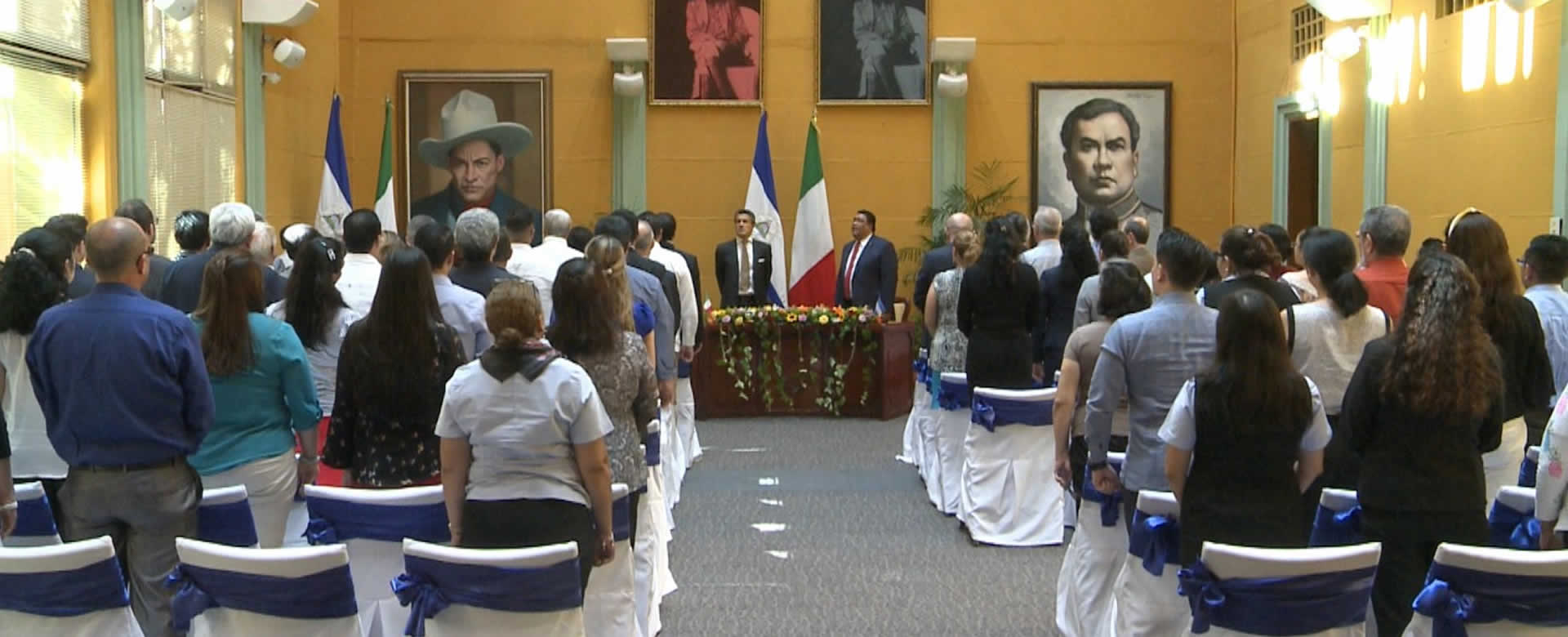 Nicaragua otorga orden José de Marcoleta a Embajador de Italia