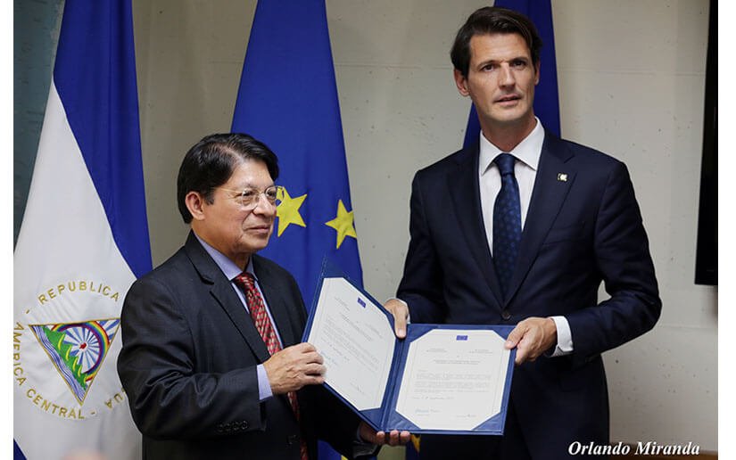Nicaragua recibe Cartas de Estilo de parte de la Unión Europea