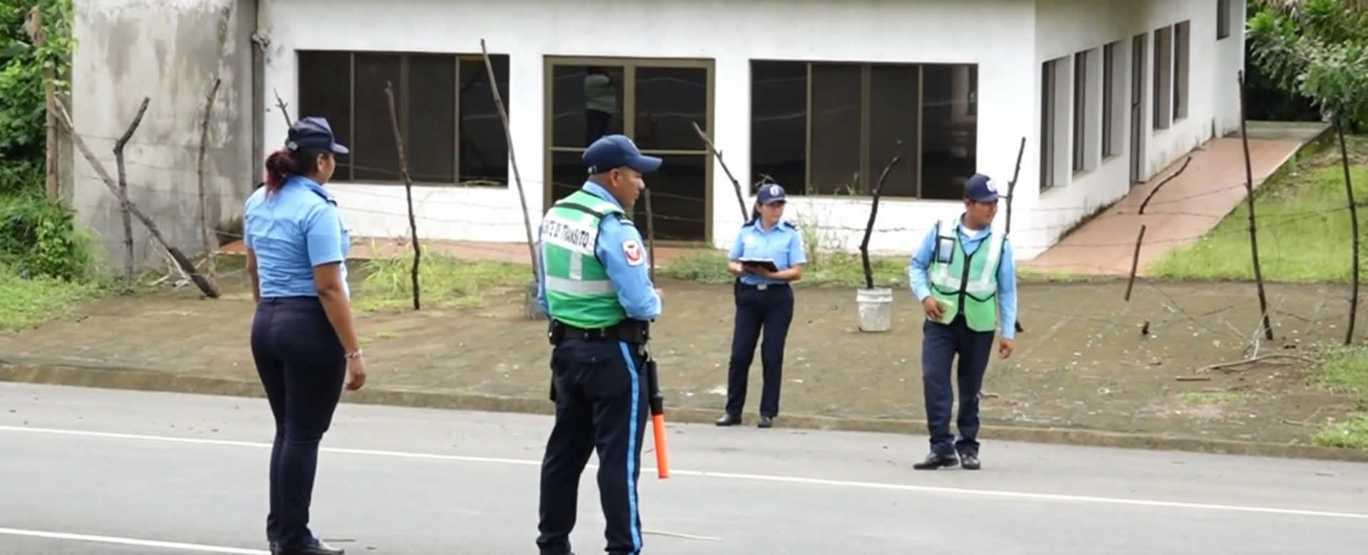 Policía Nacional establece plan retén en las vías de Masaya