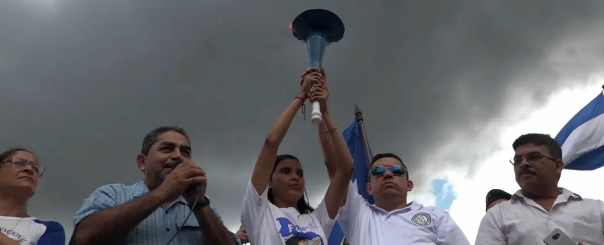 Antorcha de la Libertad recorre el Diamante de las Segovias