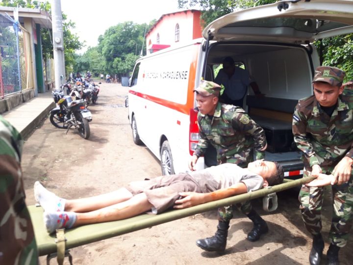 Exitoso ejercicio de protección de la vida en Chinandega